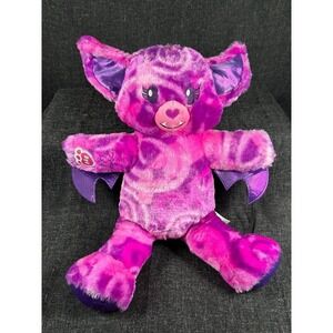 Build A Bear Midnight Shimmer Vampire Bat 16" Stuffed Pink/Purple Plush 2019